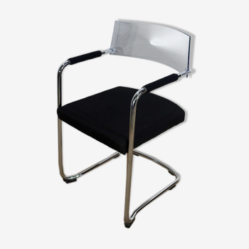 Office chair in chromed metal – xxth