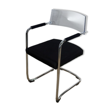 Fauteuil de bureau en métal chromé – xxe