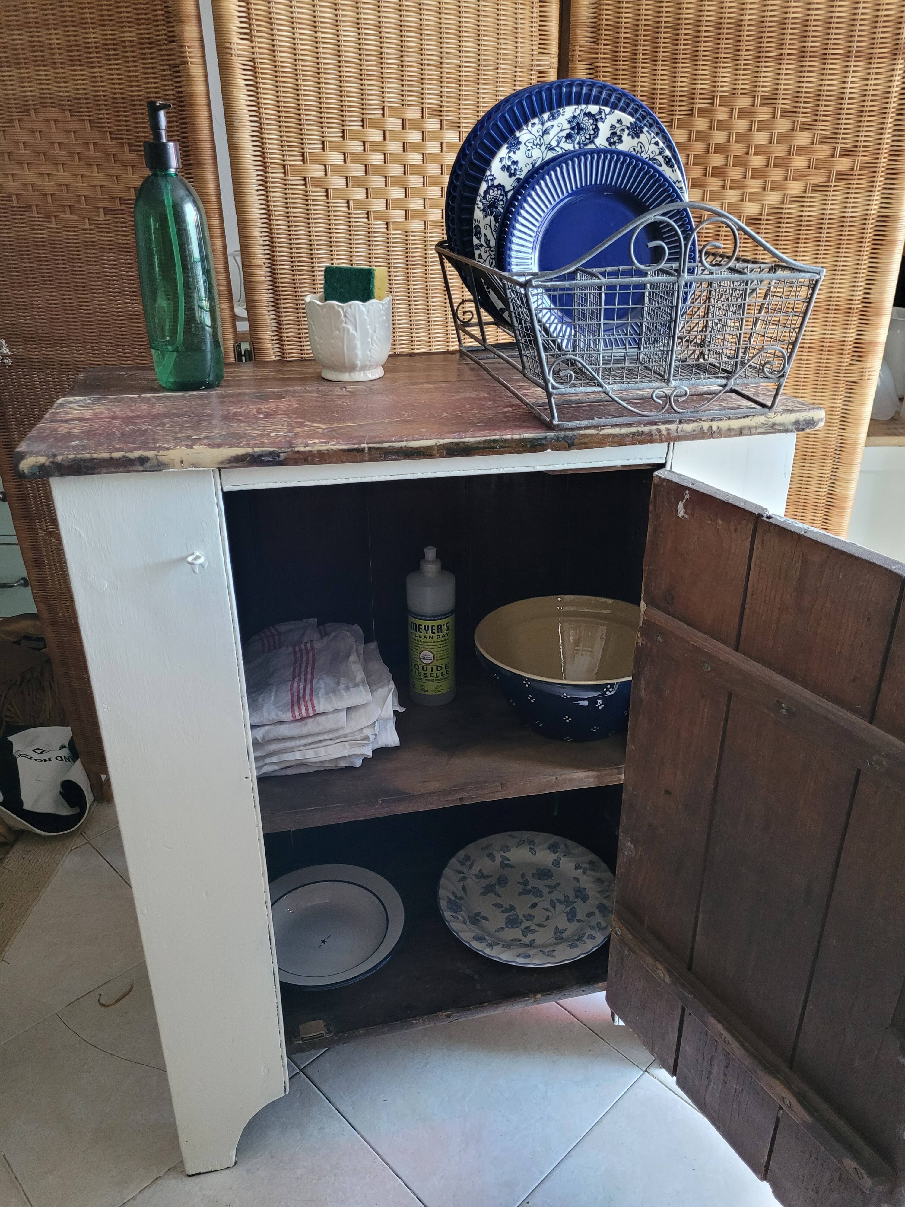 Vintage storage cabinet