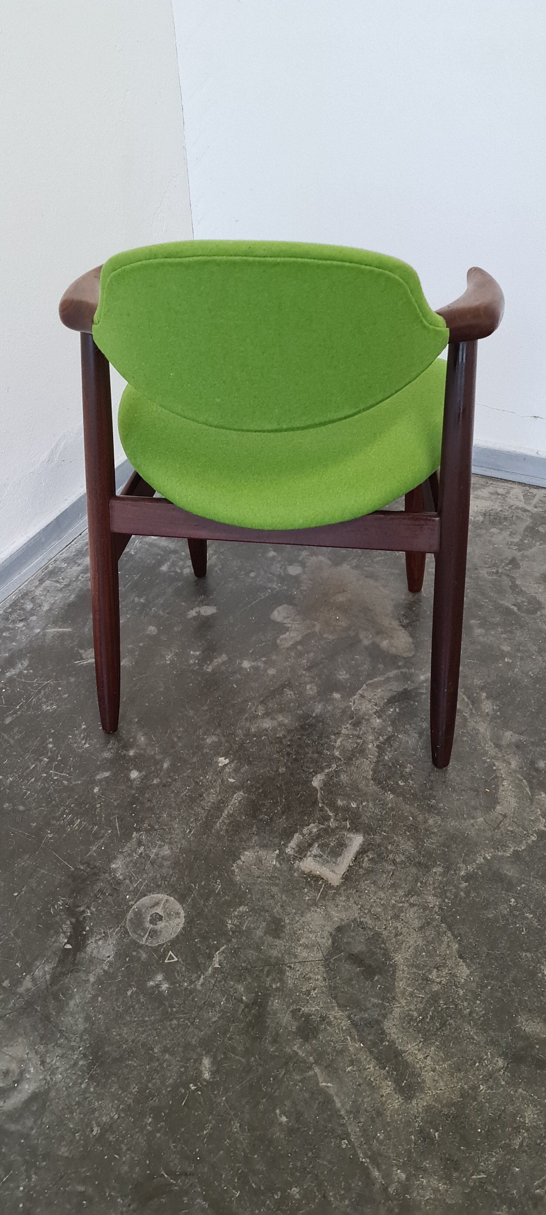 Vintage teak Dutch design dinning chair by Tijsseling for Hulmefa  Nieuwe Pekela