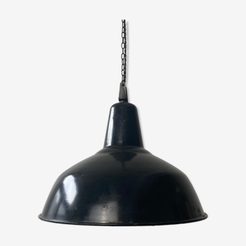 Old industrial hanging lamp 43.5 cm
