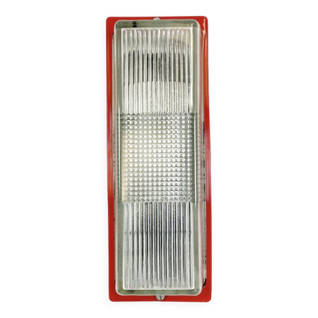 Applique murale industrielle rouge en bakélite d'Elektrosvit, années 1970
