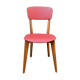 old vintage red chair