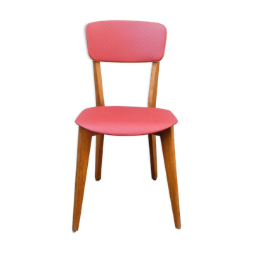 old vintage red chair