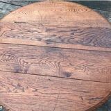 Large round oak table