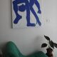The blue man by Picasso 80x80cm