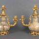 Pair of three-light candelabra Napoleon III
