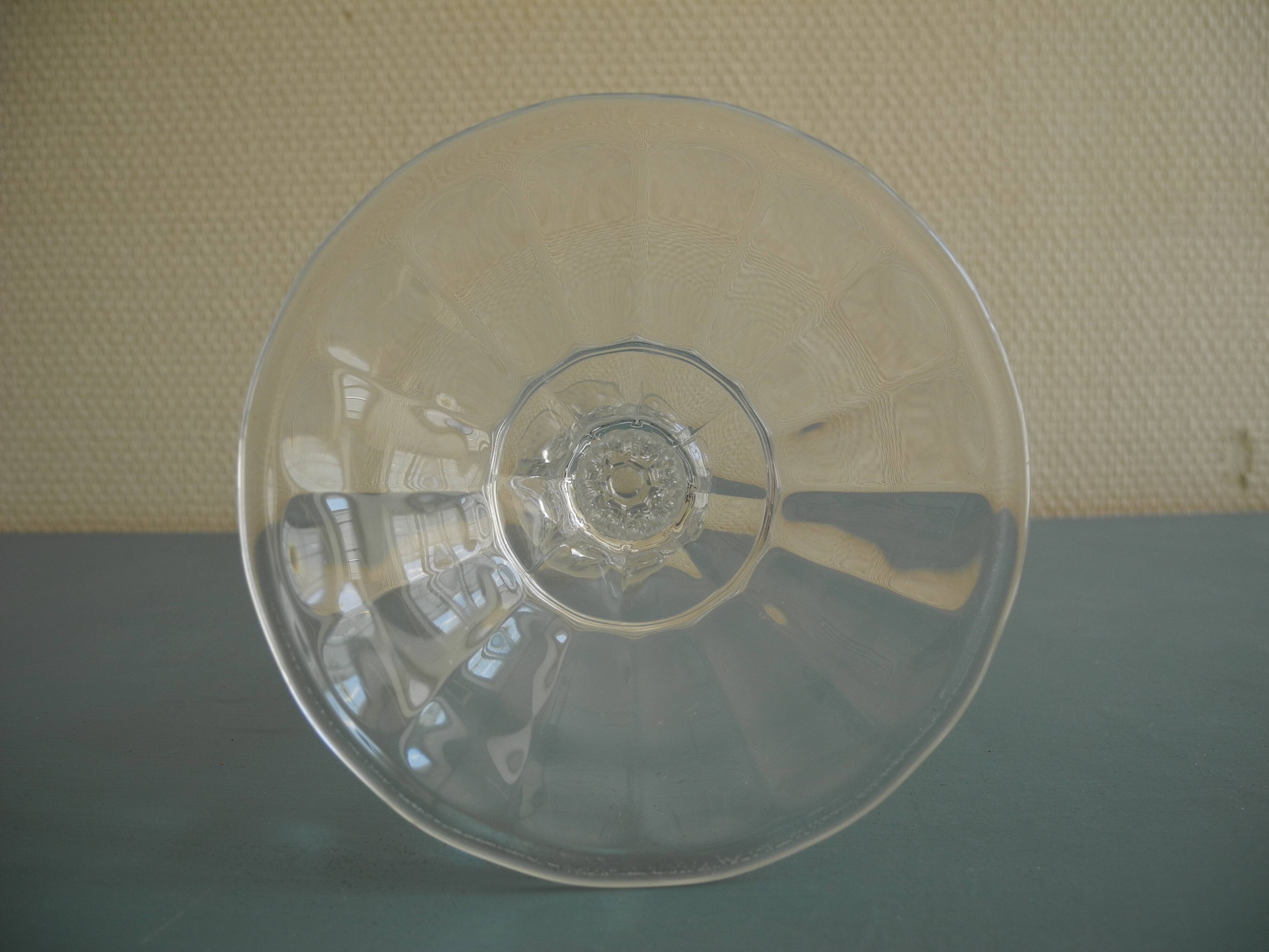 old crystal candlestick candleholder