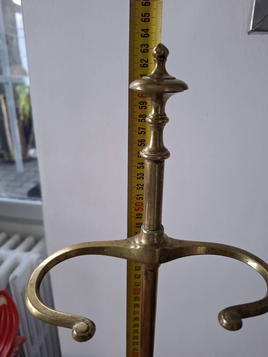 19th Century Brass Fireplace Servant