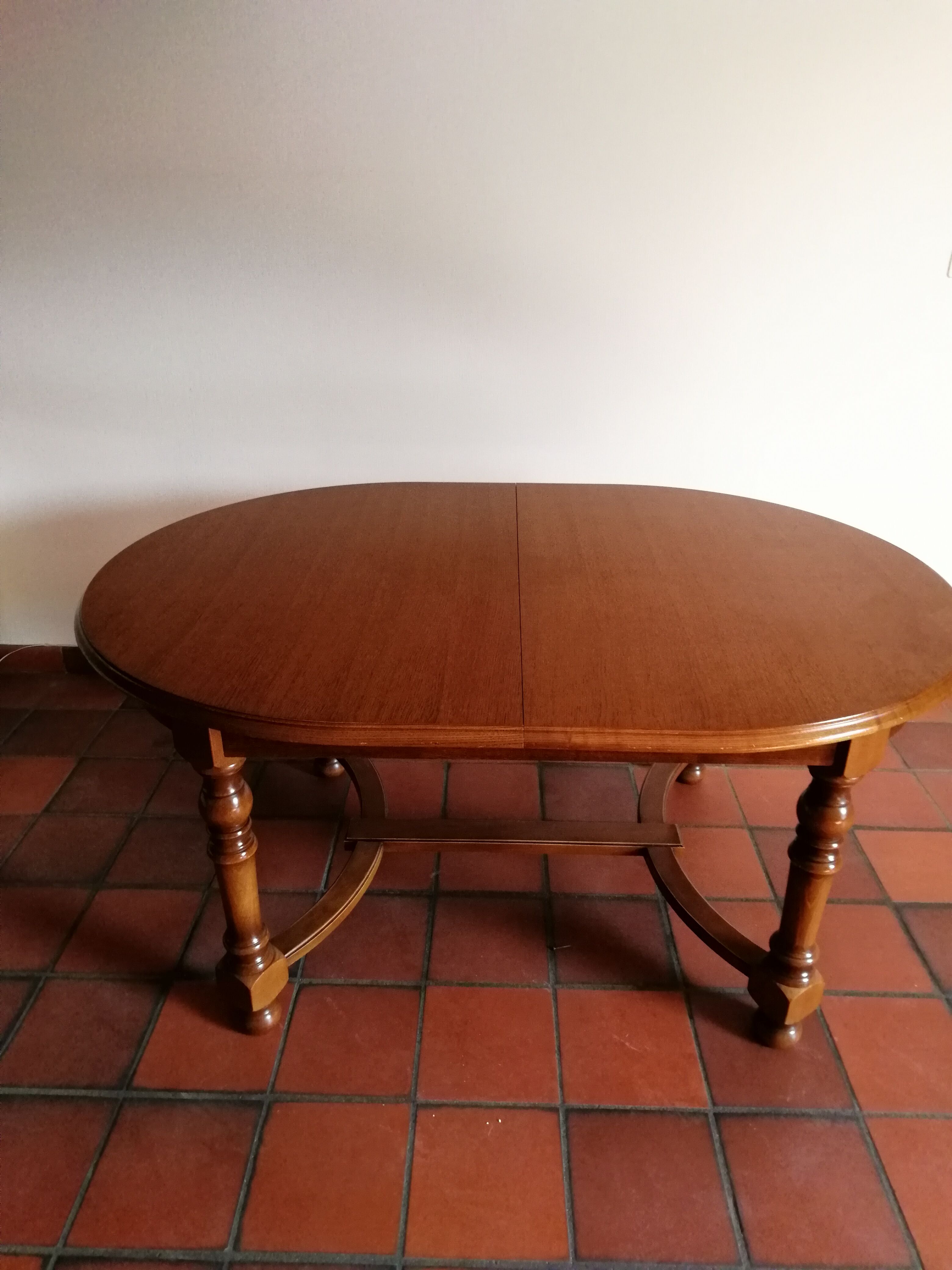 Solid wood dining table