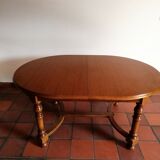 Solid wood dining table