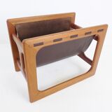Teak magazine rack by Aksel Kjergaard for Salin Mobler