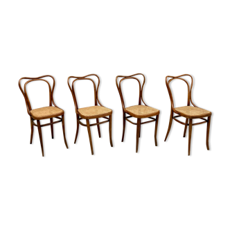 Set of 4 Viennese chairs J&J Kohn