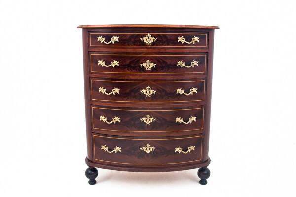 Antique chest of drawers, Northern Europe, turn of the 19th and 20th centuries. After renovation.