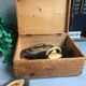 Former "starch Royal Remy" wooden box