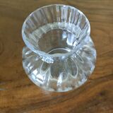 Set of Daum crystal vases and candle holders