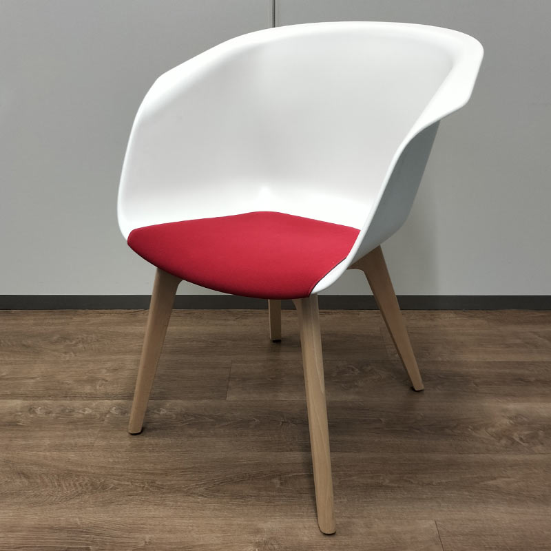 Sedus on spot chair white and red