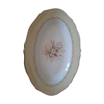 Oval almond dish