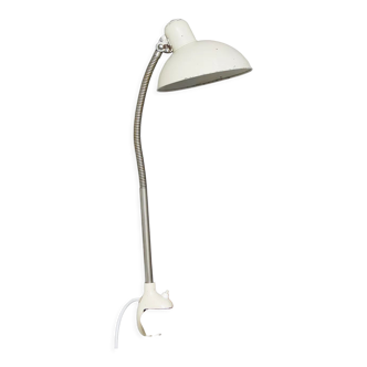 Bauhaus white table or desk lamp by christian dell for kaiser idell / kaiser leuchten, 1950s