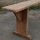 Antique pine farmhouse bench, 200 cm