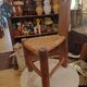 Brutalist Tripod Chair "Wabi-Sabi" Folk Art, 1900-1950