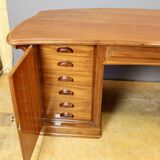 Art Nouveau Mahogany Desk Plate by Emile Gallé