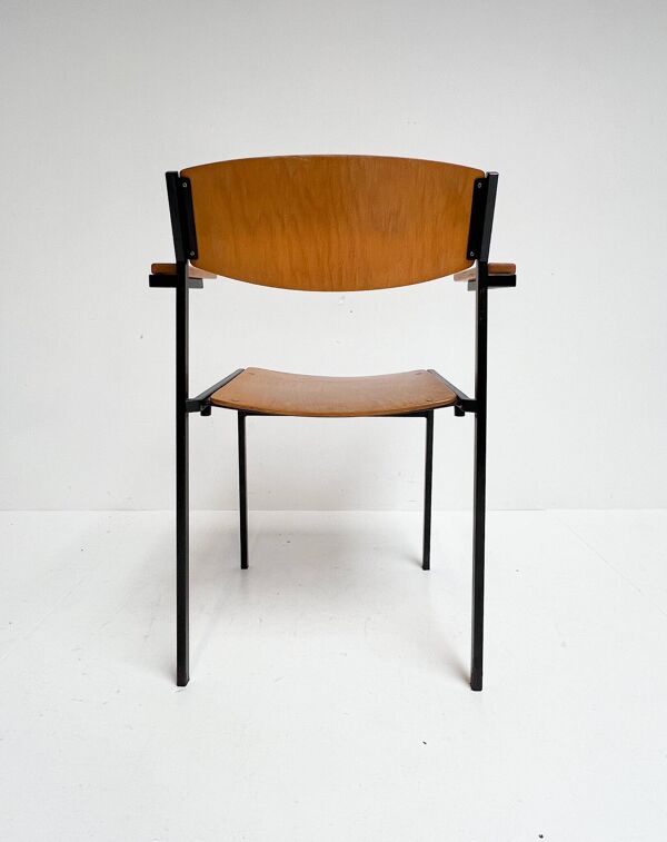 6 chaises empilables par Gijs van der Sluis, 1970