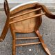 Antique flying chair in Restoration / Louis-Philippe style made of solid wood.