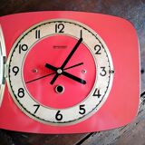 Vintage clock, "Manufrance Rouge" wall clock
