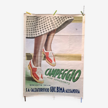 Giant Italian Shoe factory advertising from 60s/70s