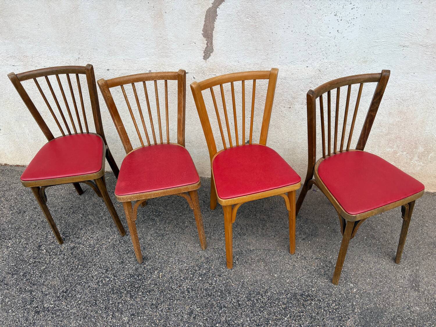 Set of 4 Baumann 153 chairs