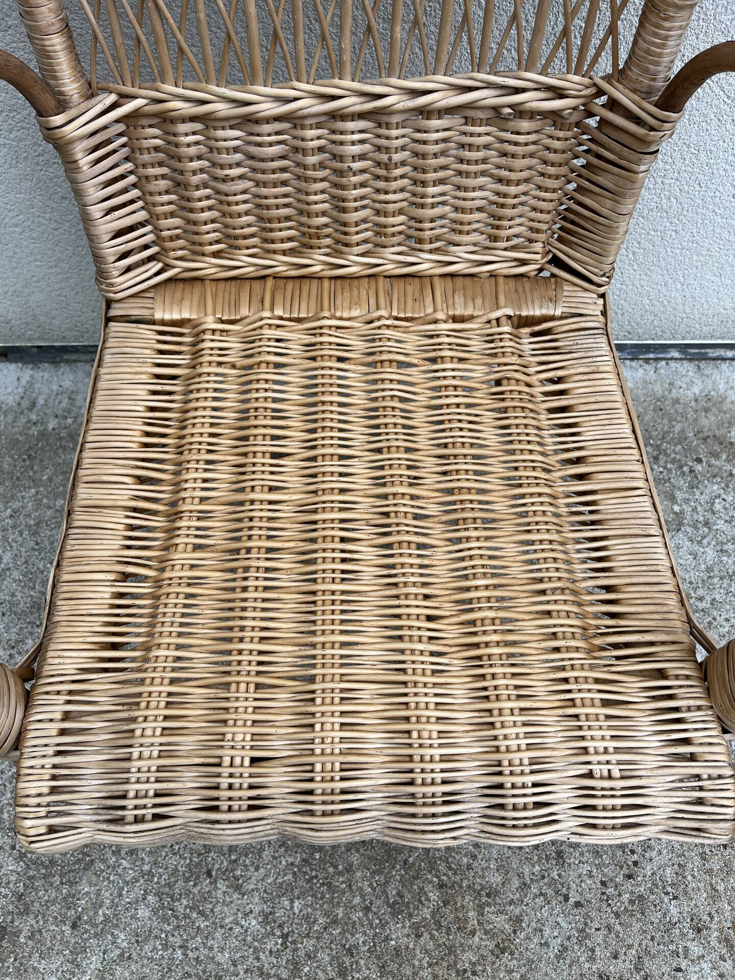 Fauteuil en rotin 