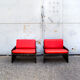 Italian Simone armchairs by Kazuhide Takahama for Gavina, 70's