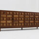 Vintage Spanish brutalist sideboard credenza