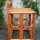 Rattan side table