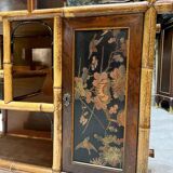 Japanese-style cabinet attributed to Perret and Vibert from the Napoleonic III period.