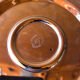 Old seau with glacons elfi with cove & chrome metal clamp