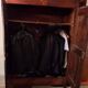 18th-century Malouine wardrobe, in walnut.