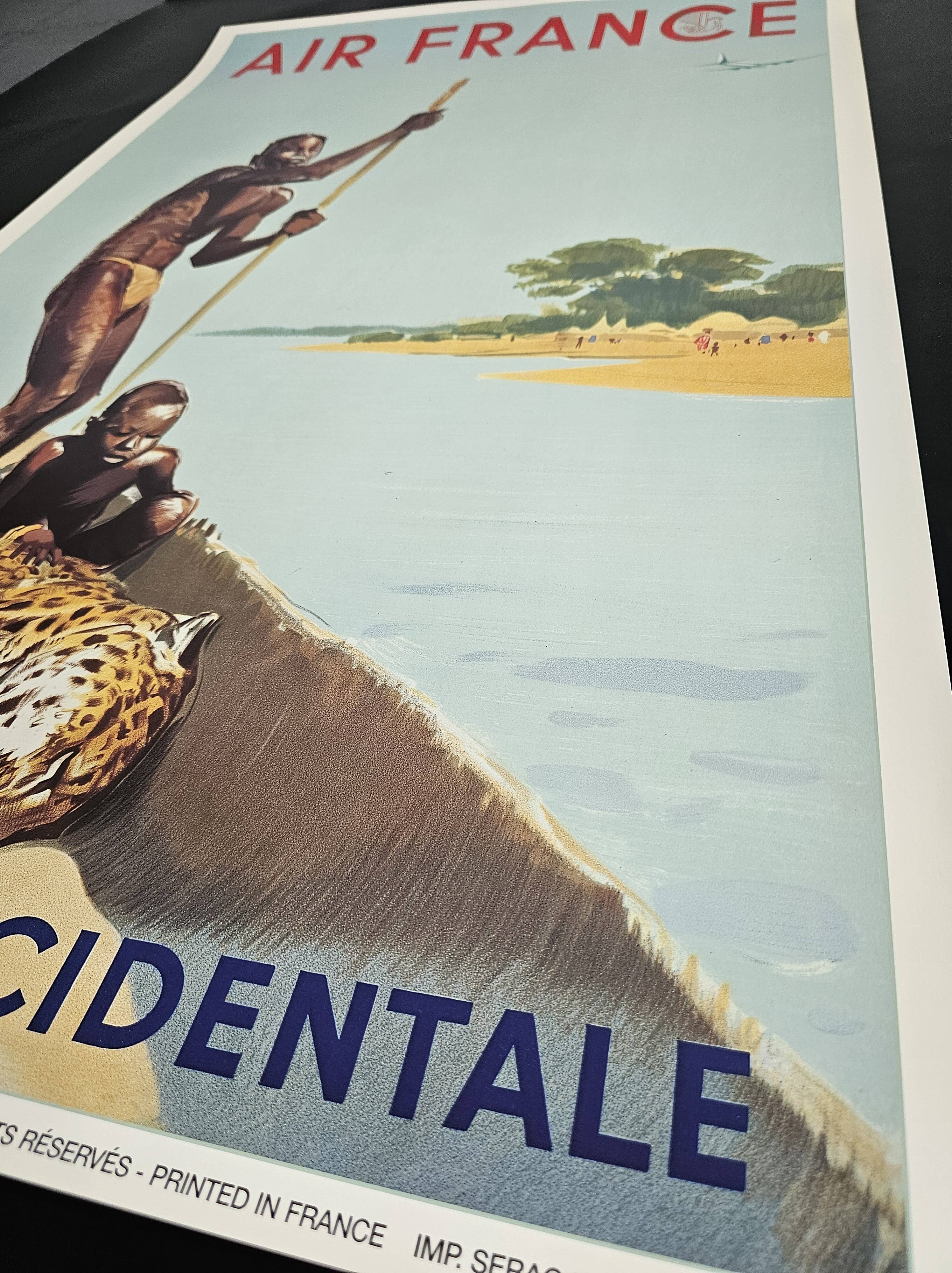 Air France poster - West Africa