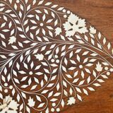Oriental Folding Table in Exotic Wood – Early 20th Century