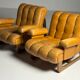 Vintage Italian armchairs 1970-1980