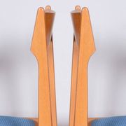 Mid-Century Beech Dining Chairs attributed to Dyha Brno, 1950s, Set of 4