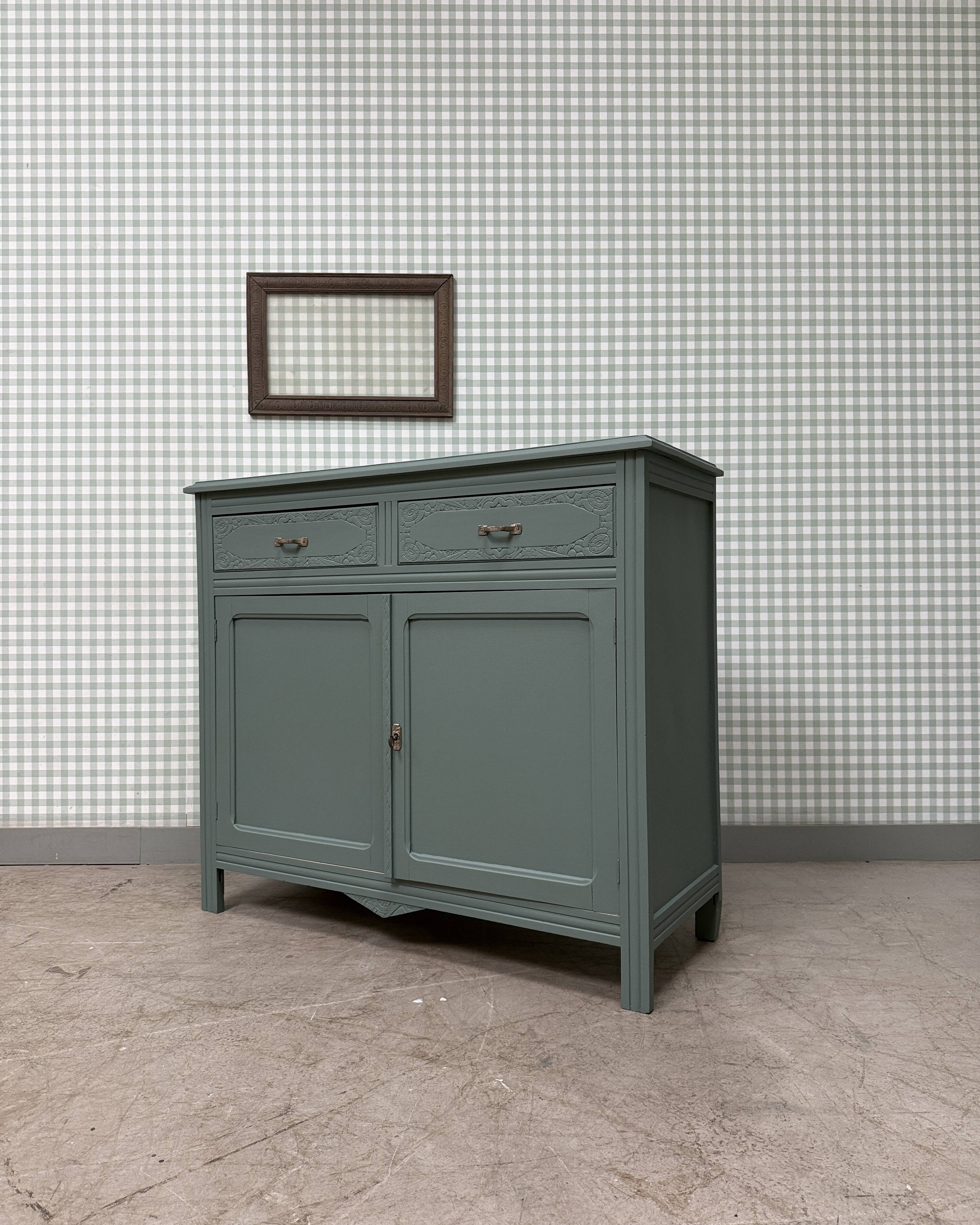 Buffet art déco vert (rénové)