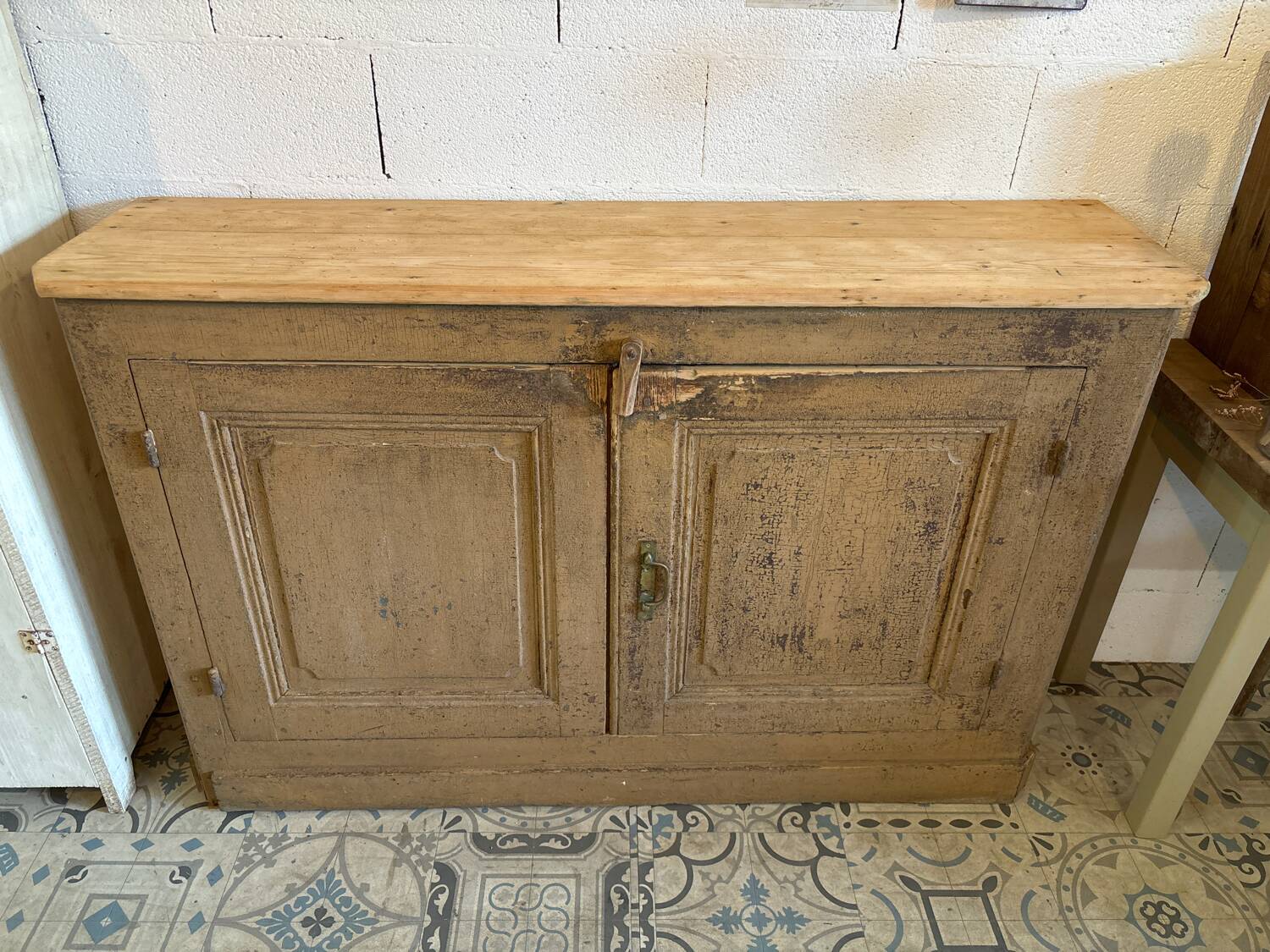 Brown patina sideboard