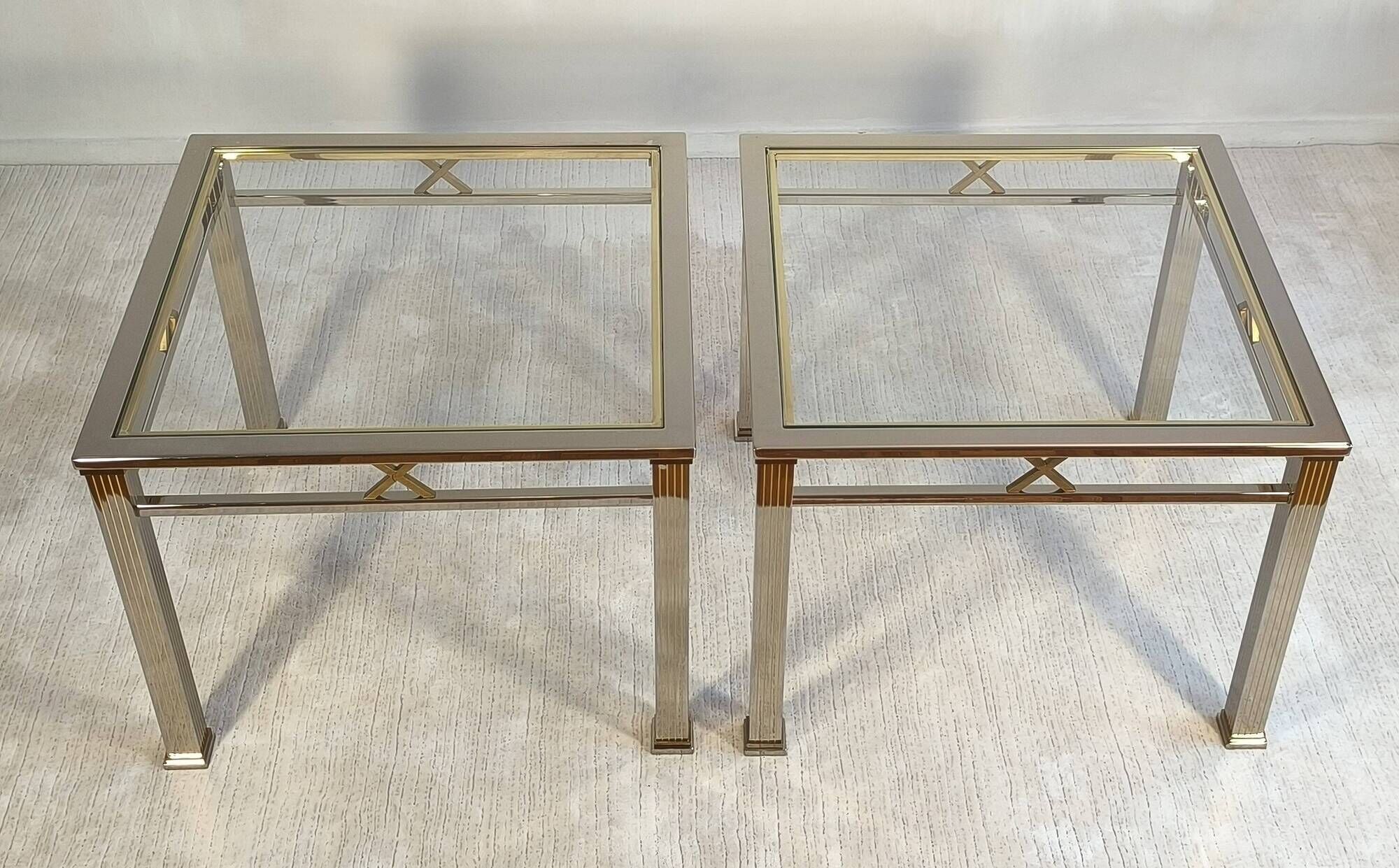 Magnificent pair of orsenigo italy coffee tables from the art deco collezione range