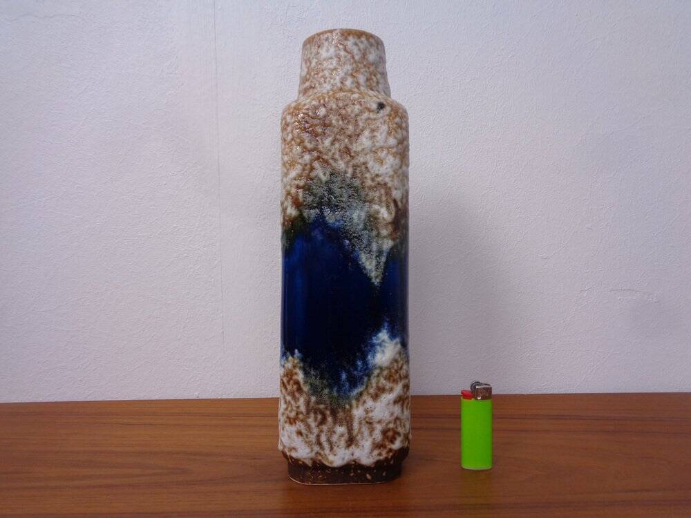 Model 1438-30 Lava Ceramic Vase from Übelacker Keramik, Germany, 1970s