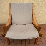 Chaise safari vintage "Hunter" par Torbjørn Afdal, 1960, Norvège