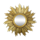 Vintage Sunburst Mirror Sun Mirror Gold Leaf Sixties 42cm
