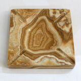 Veined onyx marble ashtray