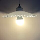Suspension en opaline blanche